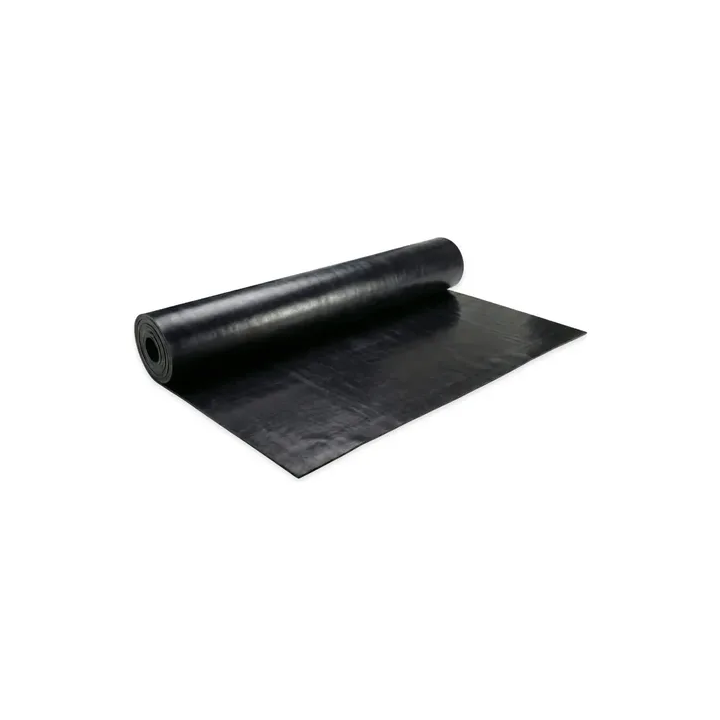 Lençol De Borracha Para Bancada Balcão 2mm S/ Lona 1,0x1,0mt Preto Liso