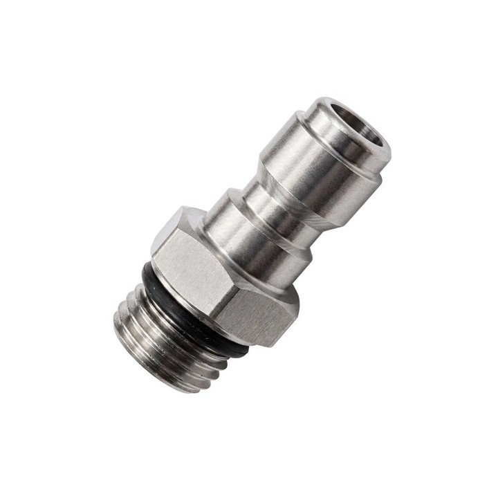 Adaptador Pino Inox Engate Rápido Para Snow Foam 1/4 Macho Oring - Gamax