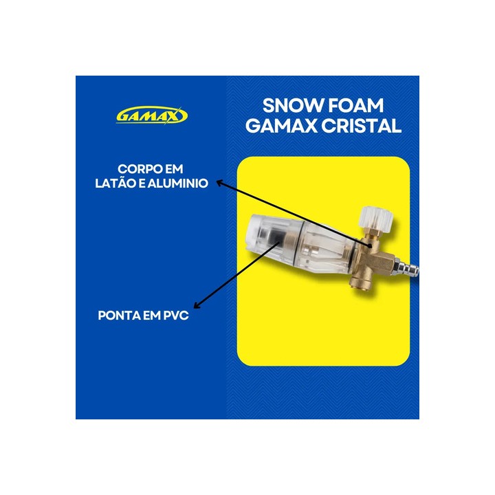 Canhão De Espuma Snow Foam 1l Profissional Espuma Densa Branco