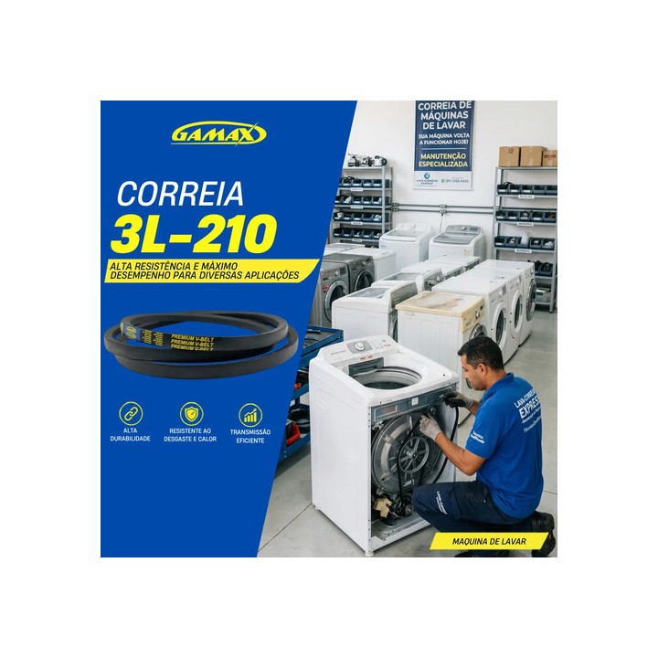 Correia Lavadora Panasonic Na-f160b5wb Original - 3l 210