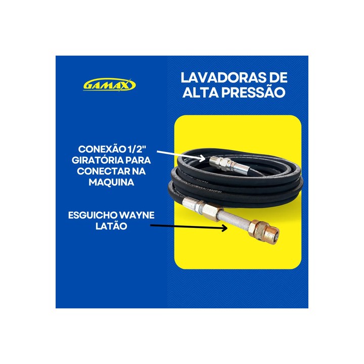 Mangueira 3/8 Com Esguicho Wayne P/ Lavadora Wap L2000