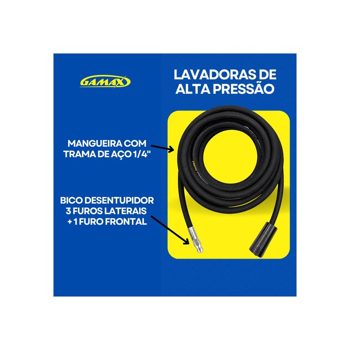 Mangueira Desentupidora 30mt De Tubulaçao - Karcher Hd585 K5 Preto
