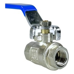 Válvula Registro Esfera Metal Zinco 1/4 Polegada Bsp - Gamax