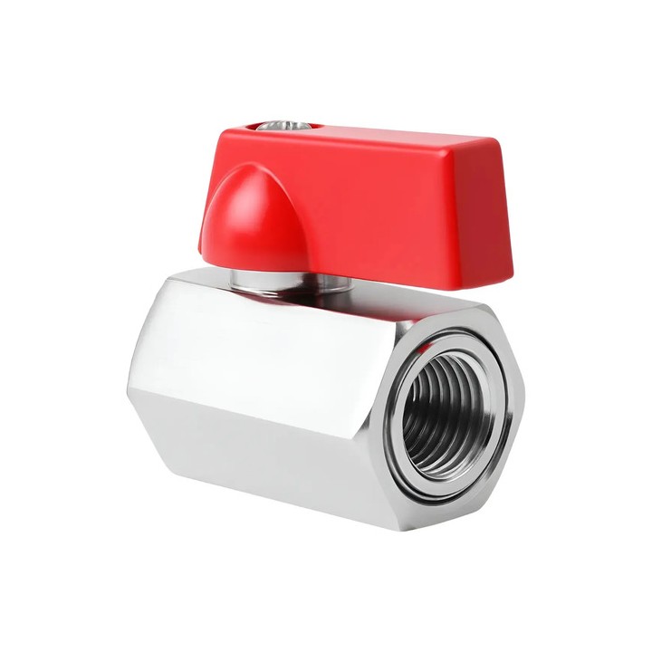 Válvula Registro Esfera 3/8 Mini F X F Zincada - Gamax