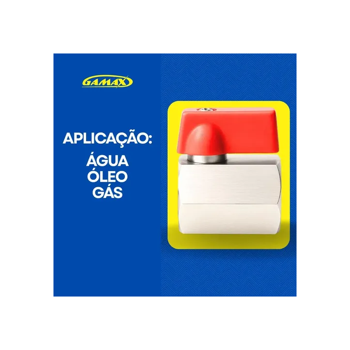 Válvula Registro Esfera 3/8 Mini F X F Zincada - Gamax