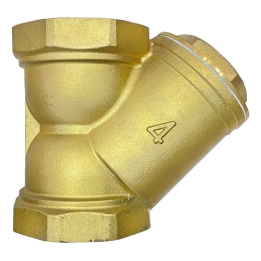 Filtro Y 4'' Polegadas Latão Com Tela De Aço Inox Dn100 Pn16