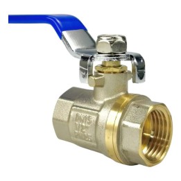 Válvula Esfera Metal Latão 1/2 Polegada Bsp - Gamax