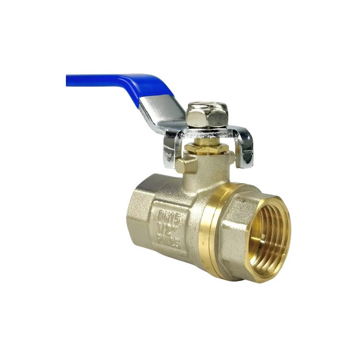 Válvula Esfera Metal Latão 1/2 Polegada Bsp - Gamax
