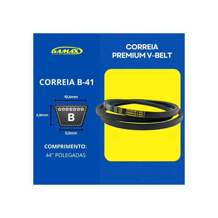 Correia Em V B-40 Até B-59 Gamax Industrial Escolha A Medida B41