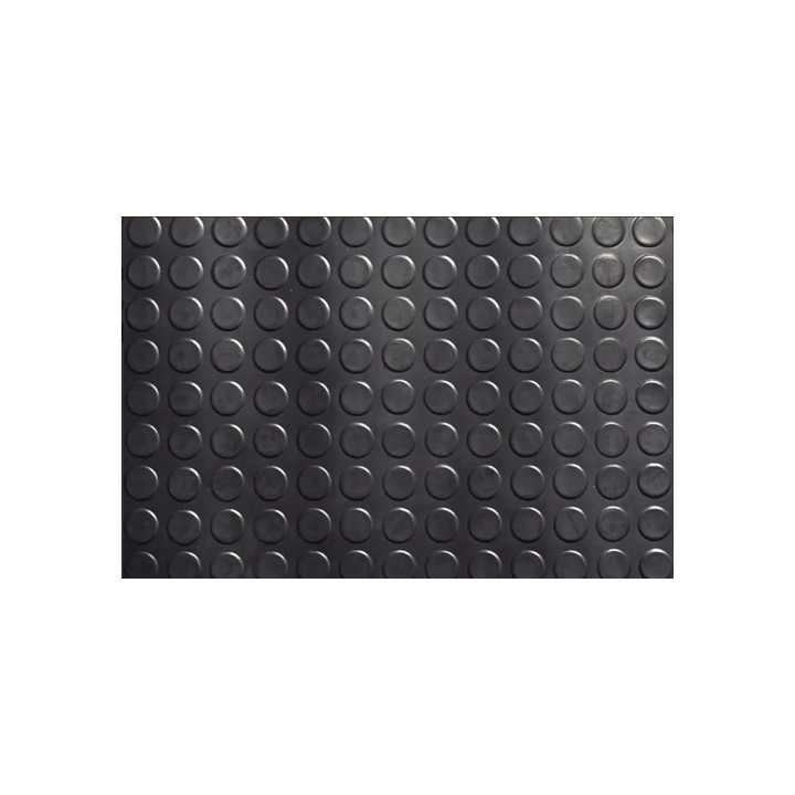 Kit 4 Piso Moeda 50cm X 50cm 1m2 Preto Tapete Antiderrapante