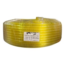 25m Mangueira Combustivel Amarela 5x2,5mm Gasolina Alcool