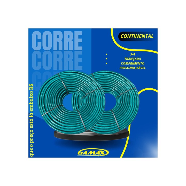 Mangueira Continental 3/4 Super Light Sjs 15 Metros Verde