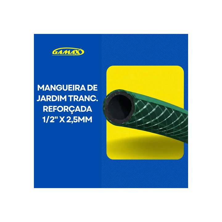 Mangueira De Jardim Reforçada 10 Metros Não Dobra + Esguicho Verde-escuro