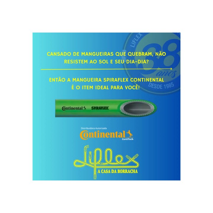 Mangueira De Jardim Continental 1/2 Spiraflex Sjs 80 Metros Verde
