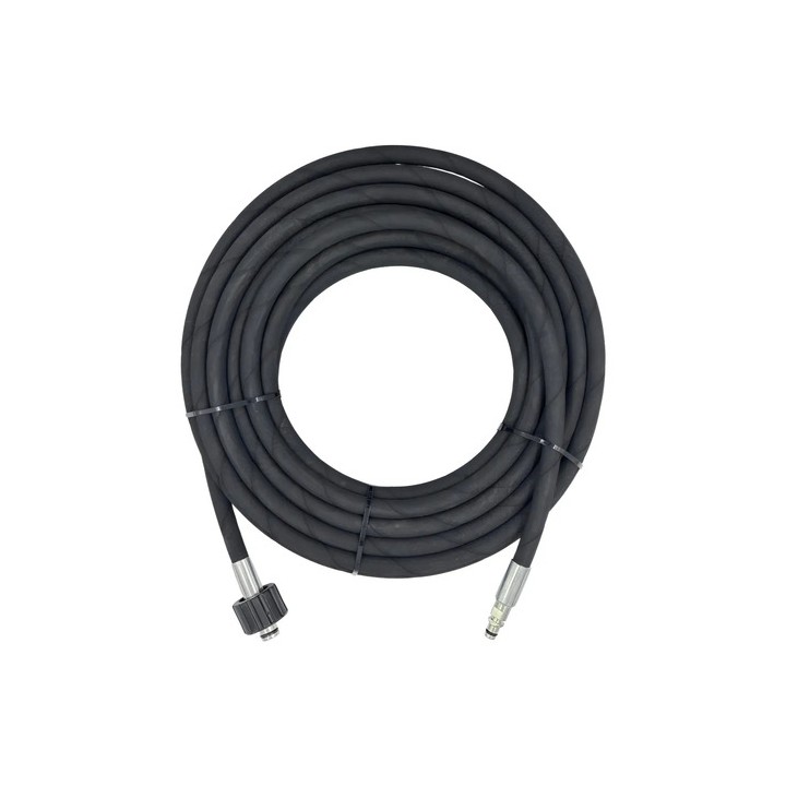 Mangueira De Lavadora Karcher Hd 555 10 Metros Trama Aço Preto