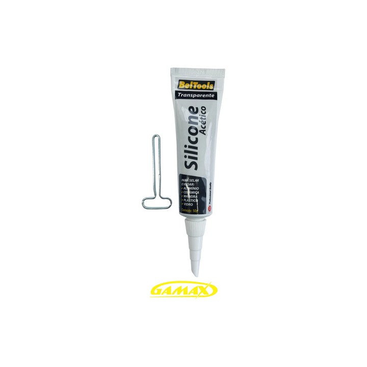 Silicone Acético Transparente P/ Selar E Vedar Beltools 50g