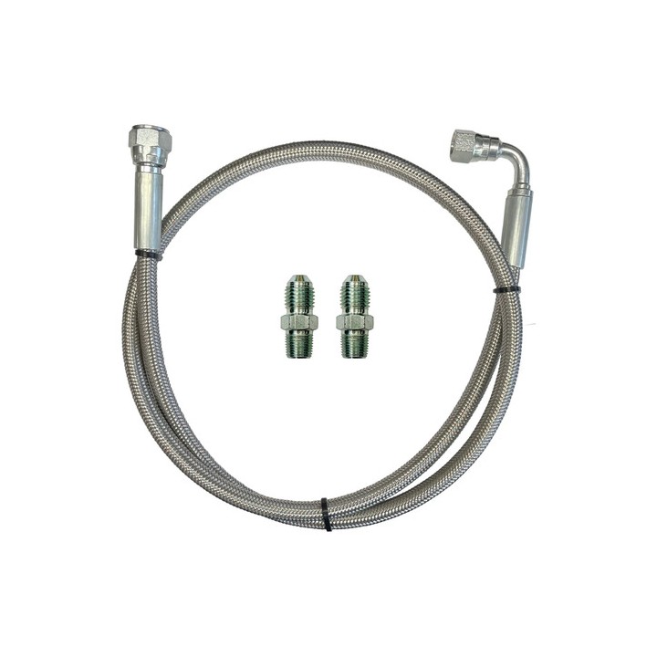 Mangueira Prensada Inox Aeroquip Óleo Turbina C/ Niples 10an