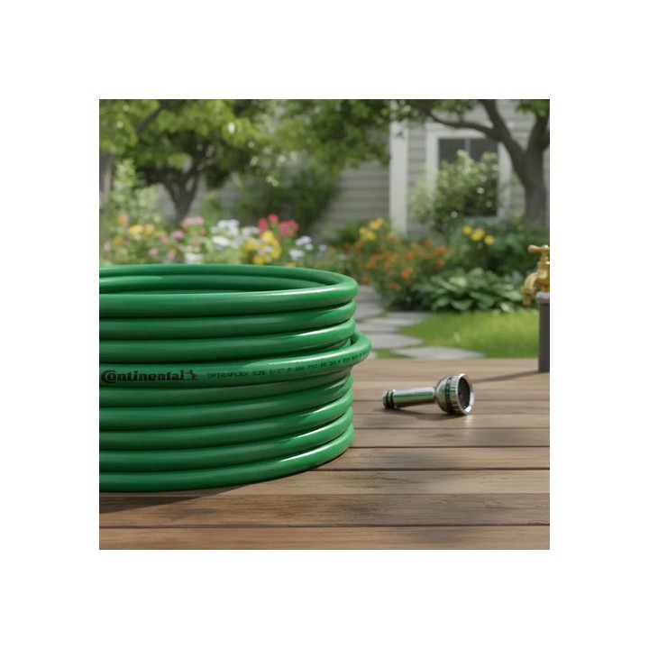 Mangueira 1/2 De Jardim Continental Spiraflex Sjs 25 Metros Mista