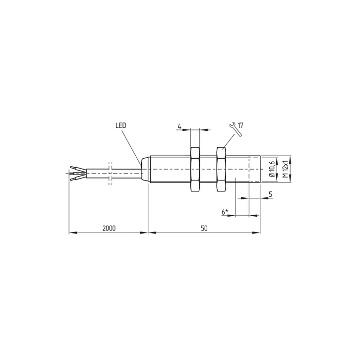 Sensor Indutivo Schmersal Ifl 2-12-10p M12 Pnp Na 2mm