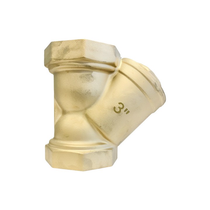 Filtro Y 3'' Polegadas Latão Com Tela De Aço Inox Dn80 Pn16