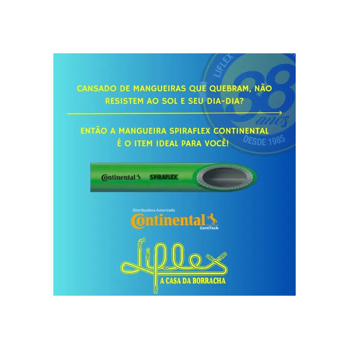 Mangueira De Jardim Continental 1/2 Spiraflex Sjs 15 Metros Mista