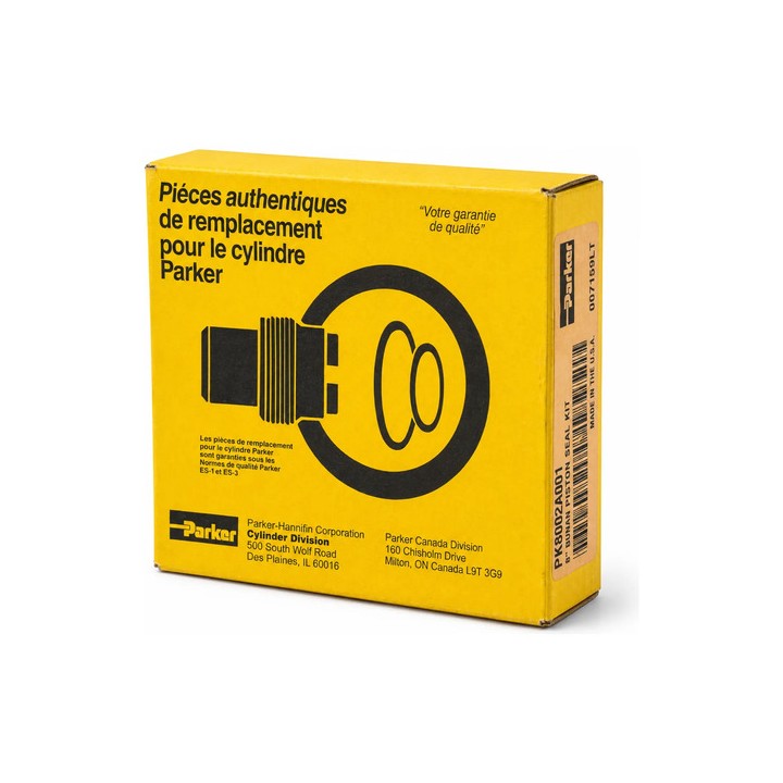 Kit Vedação Pistão Parker Pk8002a001 8 Pol Buna-n 0