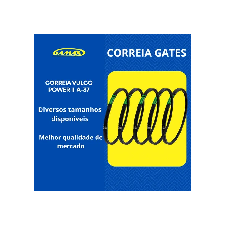 Correia A37 Gates Vulco Power - 5 Unidades