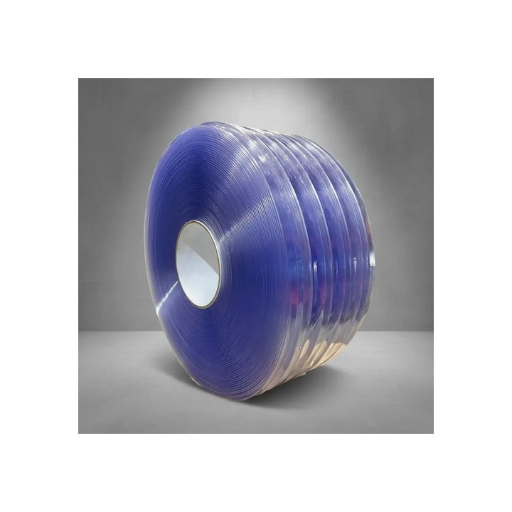 Cortina Frigorifica 20m 200x4mm Câmara Fria Açougue Azul-claro