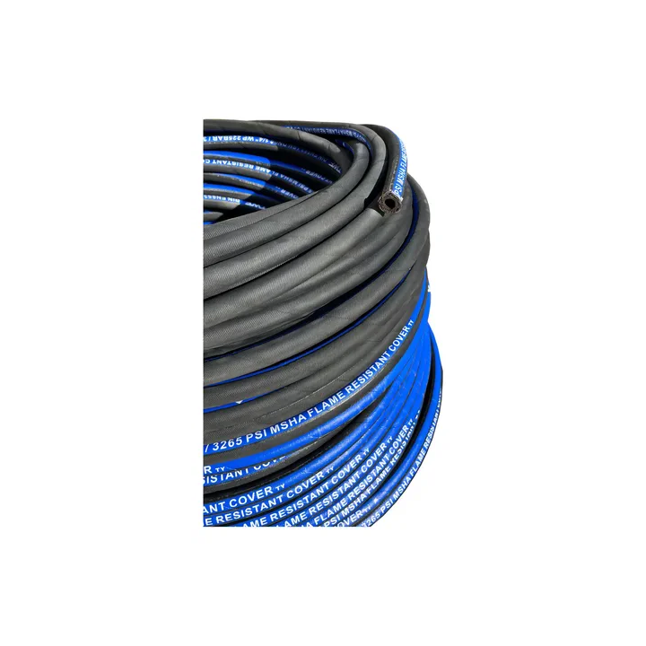 Mangueira Hidráulica Twe De 50m 1 Trama De Aço 3263 Psi Cor Preto