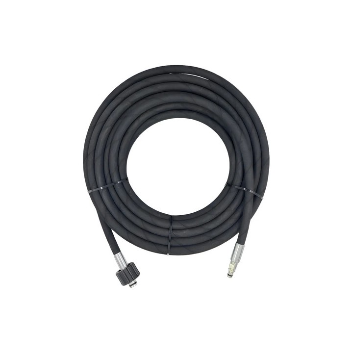 Mangueira Trama Aço 20mts Lavadora Karcher K1 K2 K3 K4 K5 Preto