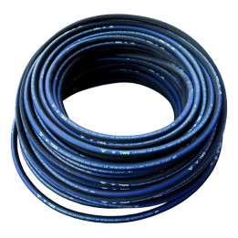 20m Mangueira 1 Trama Aço 3/8'' Hidráulica Preto