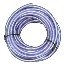 Mangueira Cristal De 1 Polegada Trançada Himaflex 5 Metros Branco