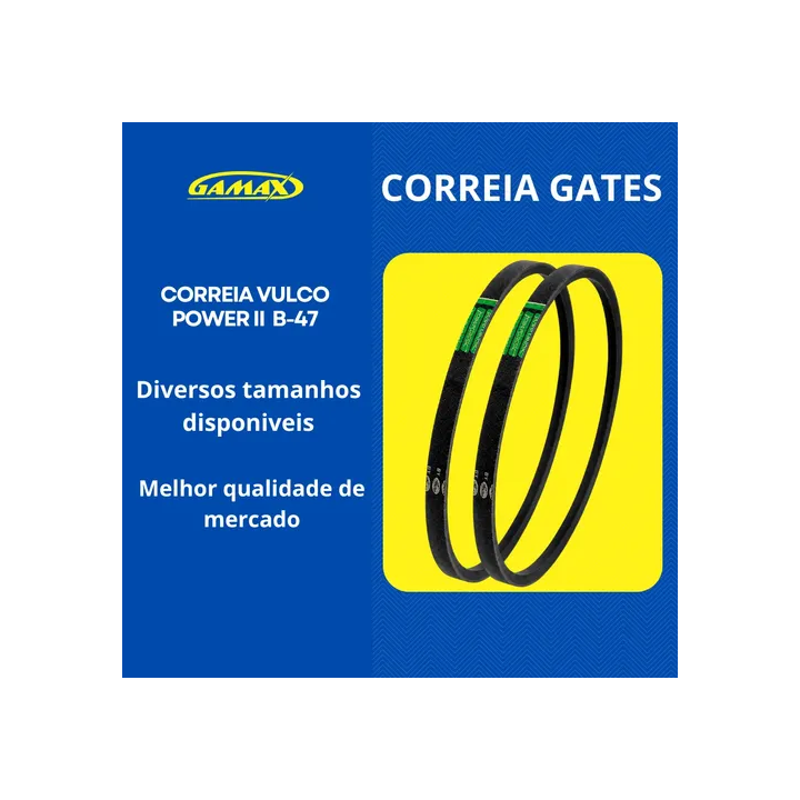 Correia B47 Gates Vulco Power - 2 Unidades