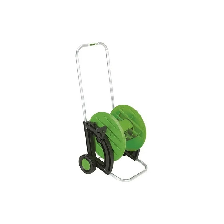 Enrolador De Mangueira Trapp Em-65 Com Rodas Capacidade 50m Verde