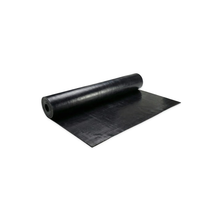 Lençol Manta De Borracha Piso 3mm X 1mt De Largura S/lona Preto
