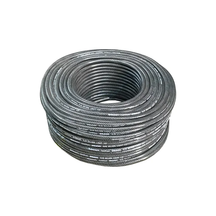 Mangueira Jardim 1/2 Light Continental Preta/prata 30 Metros Preto