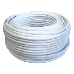 Mangueira Chuveiro Chuveirinho Flexivel 5/16 1,0mm 50 Metros Branco
