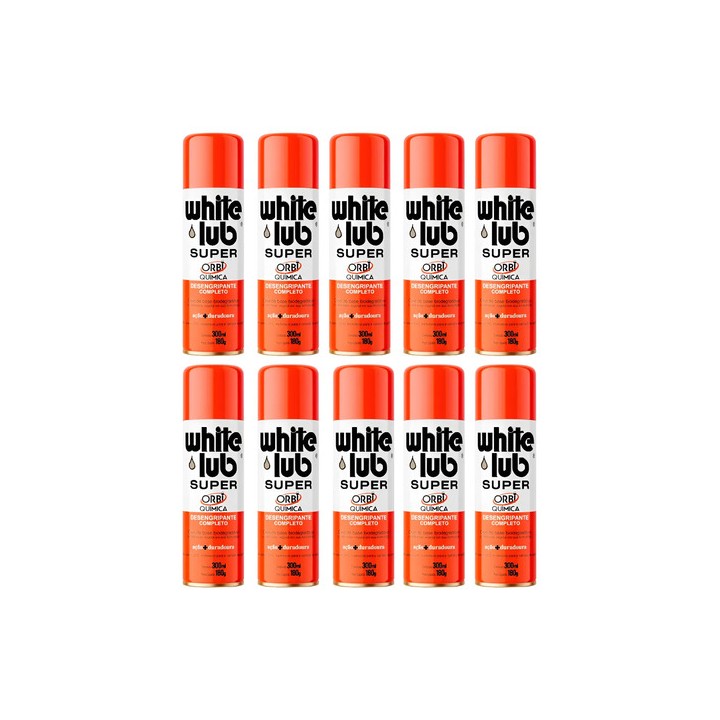 Spray Lubrificante Desengripante Anti Ferrugem Aerosol 12un