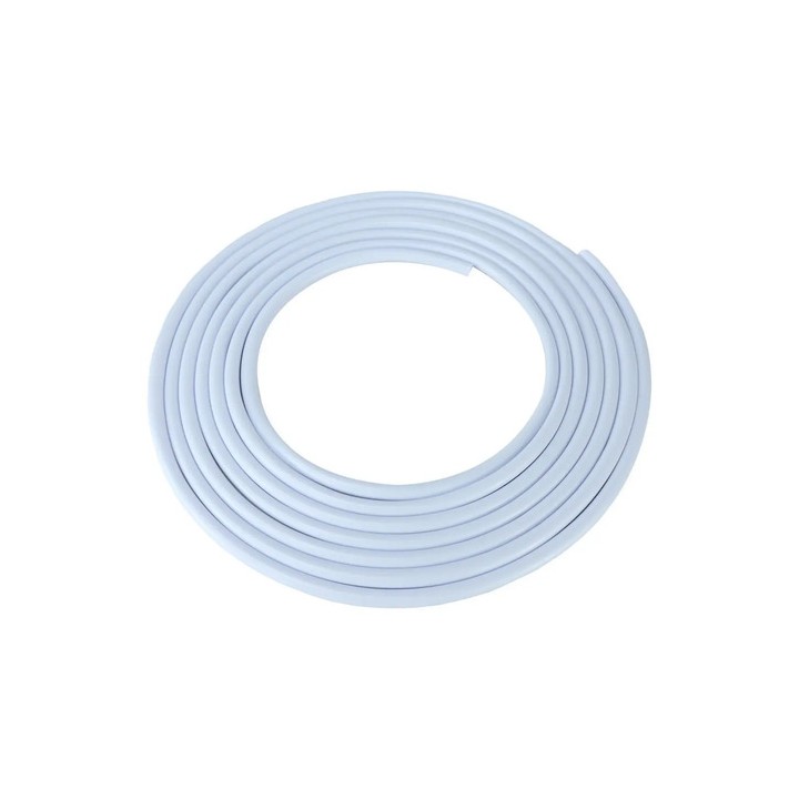 Mangueira Chuveirinho 5m Flexível Pvc Branco Unifortte Para Chuveiro